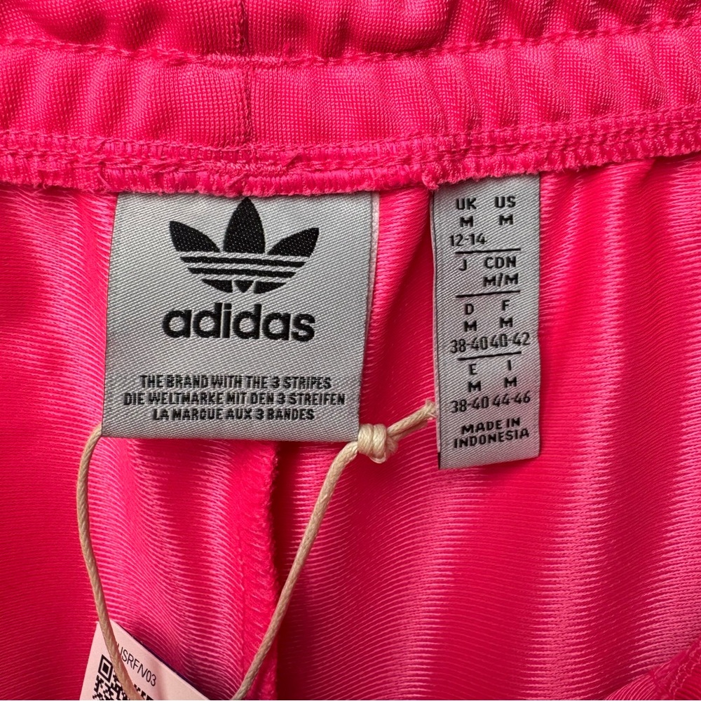 Adidas Firebird Track Pants Pink Women’s M NWT Wide Leg - Picture 4 of 13